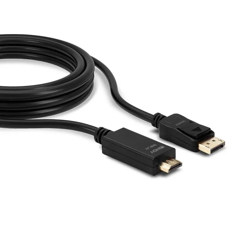 Cable display port to hdmi 3m-36923 lindy