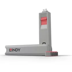 Usb port type-c blocker 4pack-pink 40425 lindy