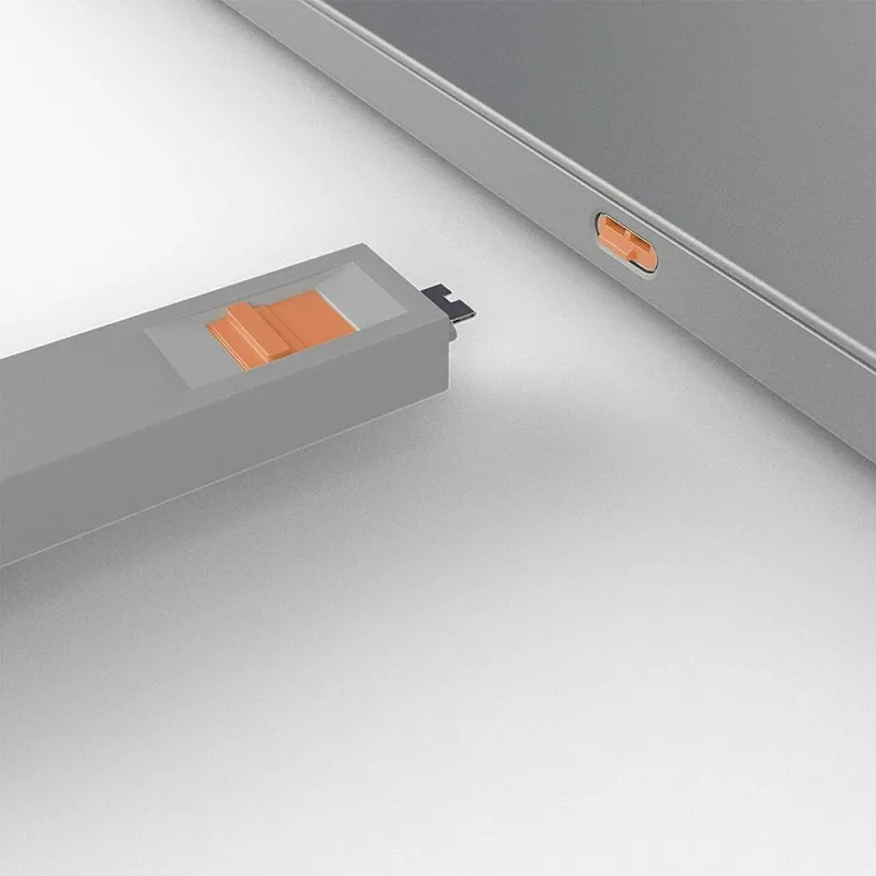 Usb port type-c blocker 4pack-orange 40428 lindy