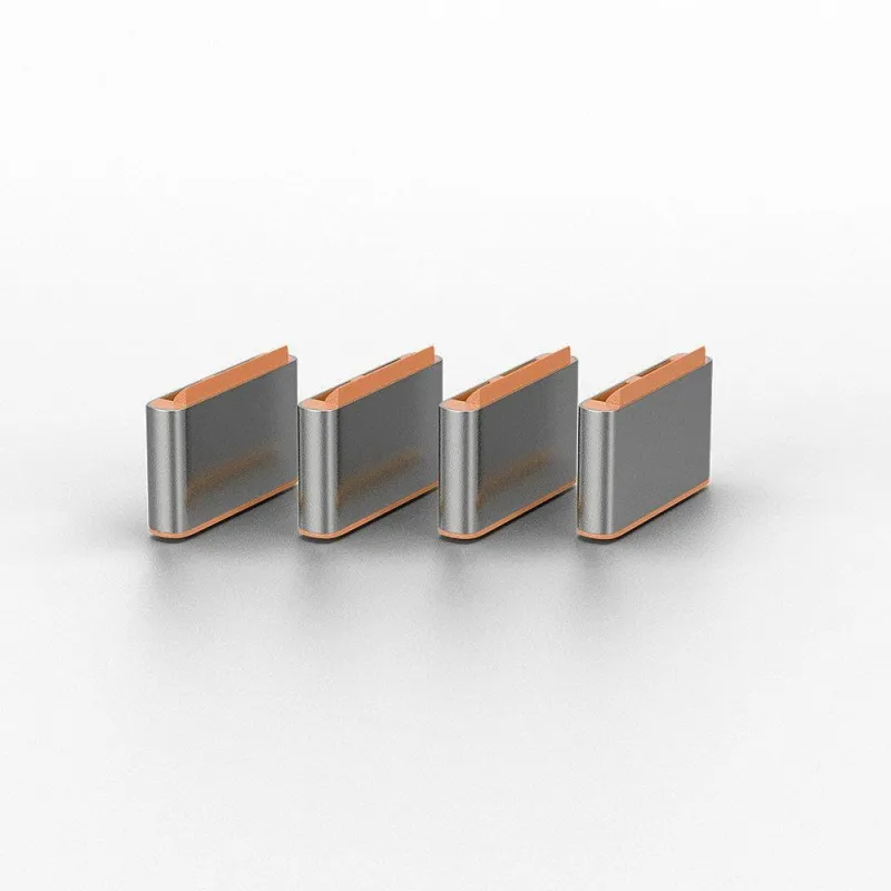 Usb port type-c blocker 4pack-orange 40428 lindy