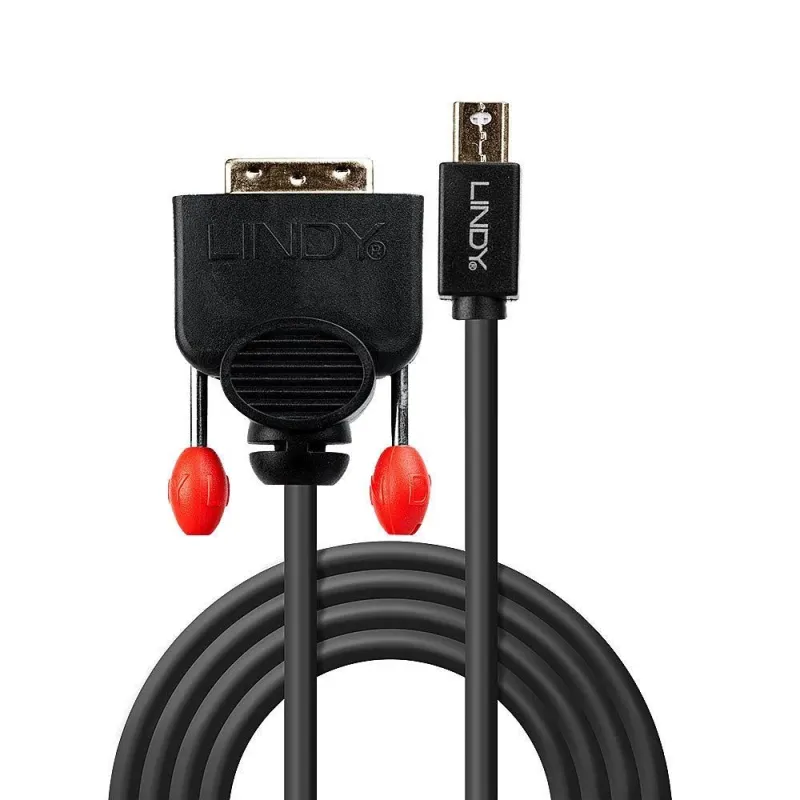Cable mini dp to dvi 3m-black 41953 lindy