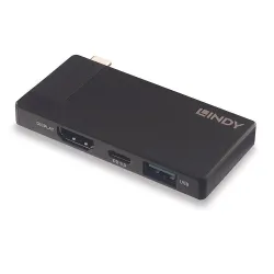 I-o docking station usb-c-dst-micro 43336 lindy