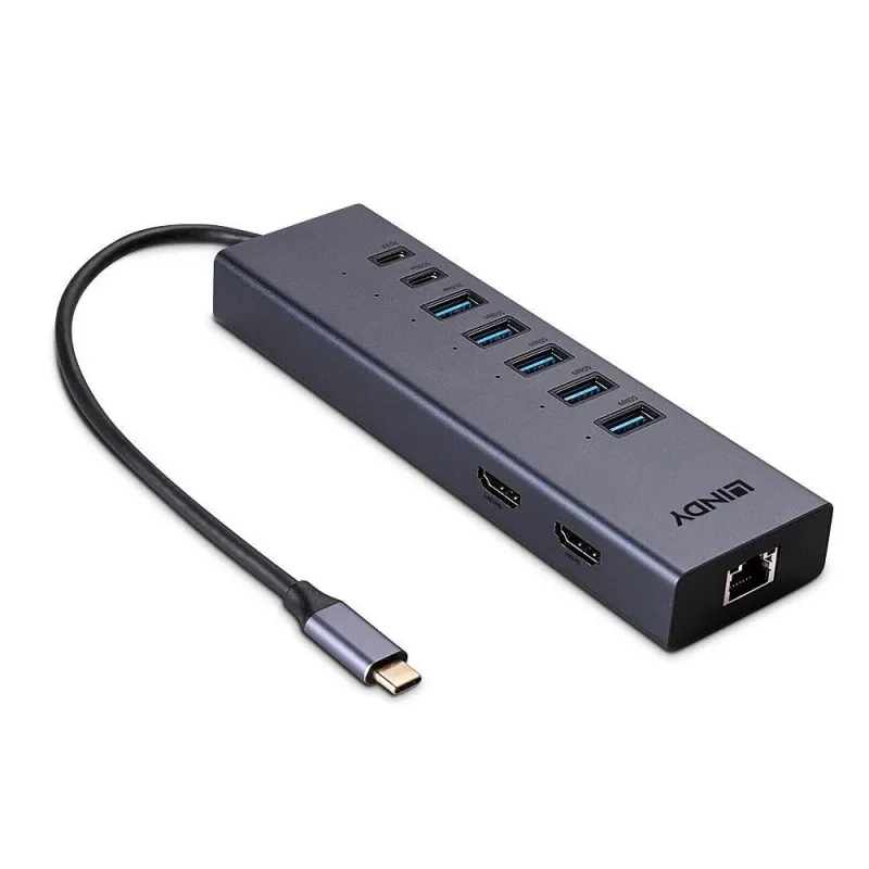 I-o docking station usb-c-dst-mini duo 43373 lindy