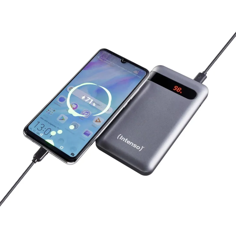 Power bank usb 10000mah qc3.0-anthracite pd10000 intenso