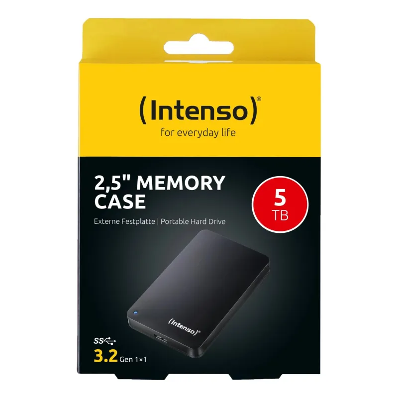 External HDD-INTENSO-6021513-5TB-USB 3.0-Colour Black-6021513