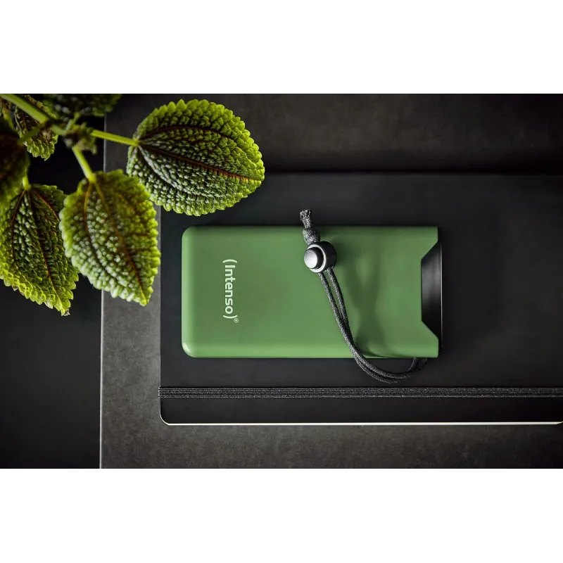 Power bank usb 10000mah qc3.0-green 7332037 intenso