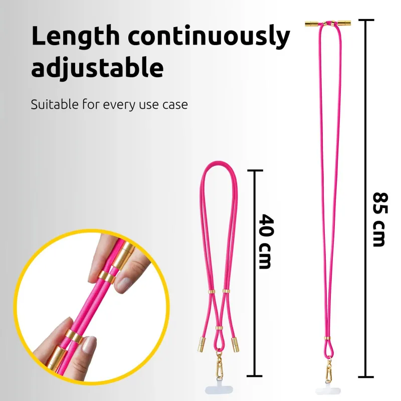 Cable usb-c to usb-c 1.65m-lanyard pink 7991004 intenso