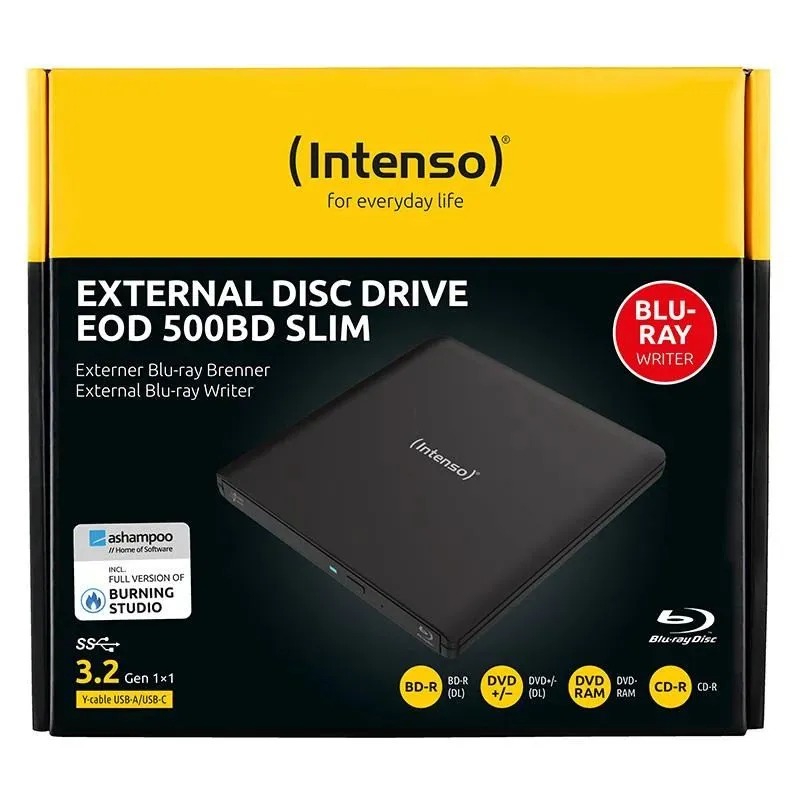 Dvd rw usb3.2 ext-black 5401500 intenso