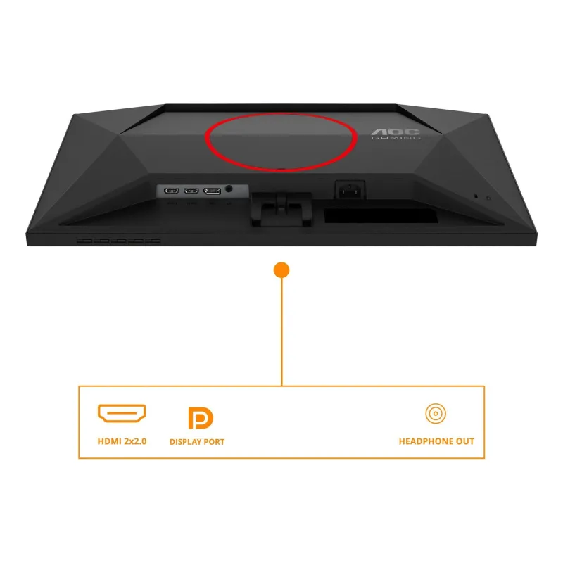 LCD Monitor-AOC-23.8 -1920 x 1080 pixels-Full HD-Native aspect ratio 16:9-LED-Flat-24G4ZRE