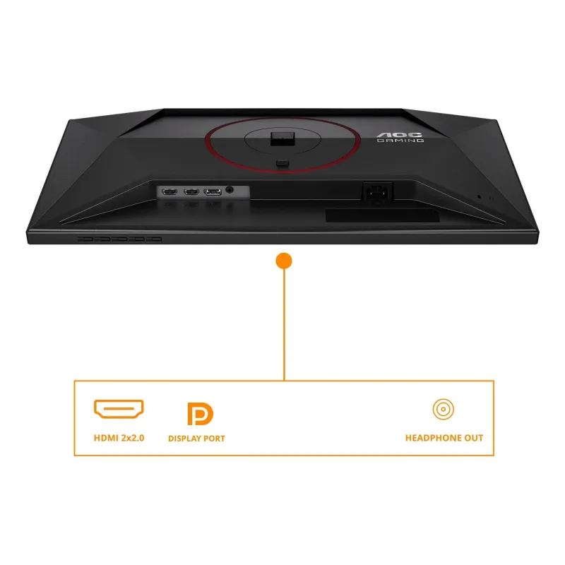 LCD Monitor-AOC-23.8 -1920 x 1080 pixels-Full HD-Native aspect ratio 16:9-LED-Flat-24G4ZR