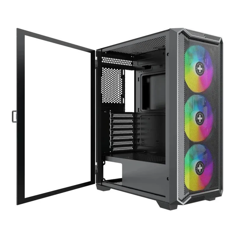 Case-XILENCE-ATX-micro ATX-Mini-ITX-Black-Midi Tower-PC-XG161