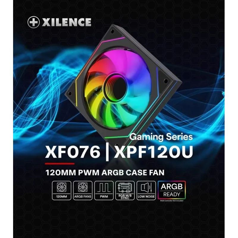 Case fan 120mm xpf120u.argb-12v xf076 xilence
