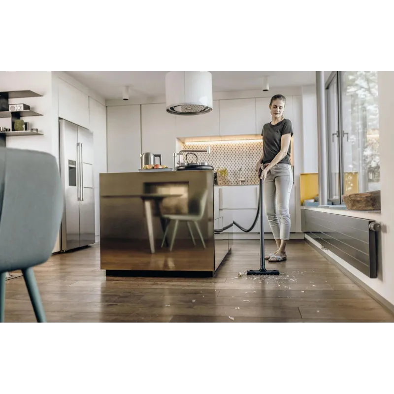 Vacuum Cleaner-KARCHER-Suction power 220 AW-Input power 1000 W-Dust capacity 12 L-Drum vacuum-Cleaning type dry&wet-Dust