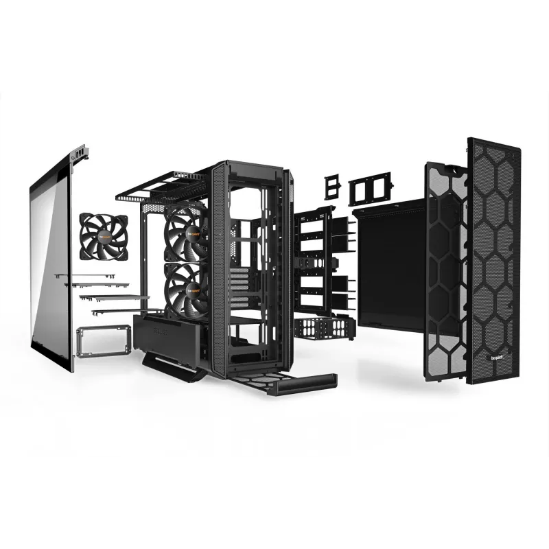 Case-BE QUIET-Silent Base 802 Window Black-MidiTower-Not included-ATX-EATX-MicroATX-MiniITX-Colour Black-BGW39