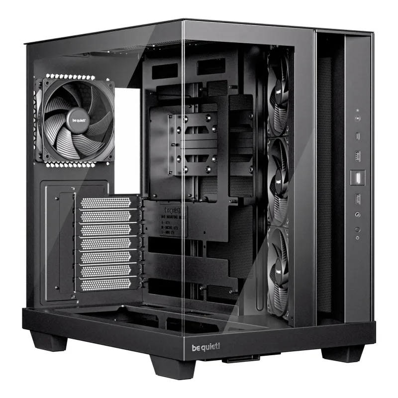 Case-BE QUIET-ATX-micro ATX-Mini-ITX-Black-Midi Tower-PC-BGW83