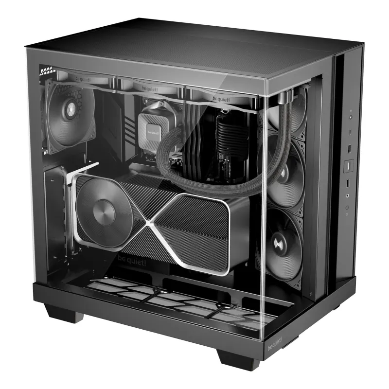 Case-BE QUIET-ATX-micro ATX-Mini-ITX-Black-Midi Tower-PC-BGW83