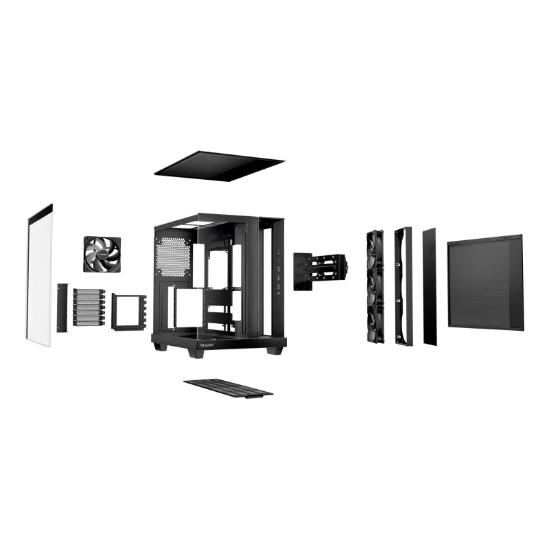 Case-BE QUIET-ATX-micro ATX-Mini-ITX-Black-Midi Tower-PC-BGW83