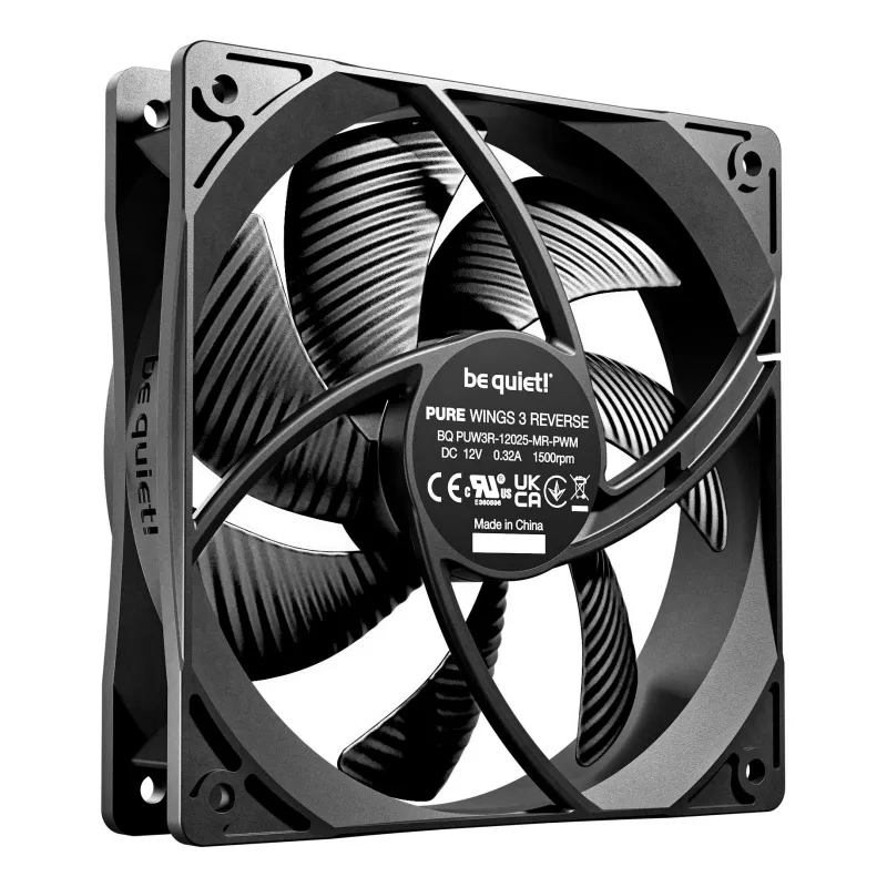 Case fan 120mm pure wings 3-pwm 3-pack bl137 be quiet