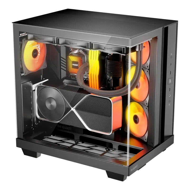 Case-BE QUIET-ATX-micro ATX-Mini-ITX-Black-Midi Tower-PC-BGW85