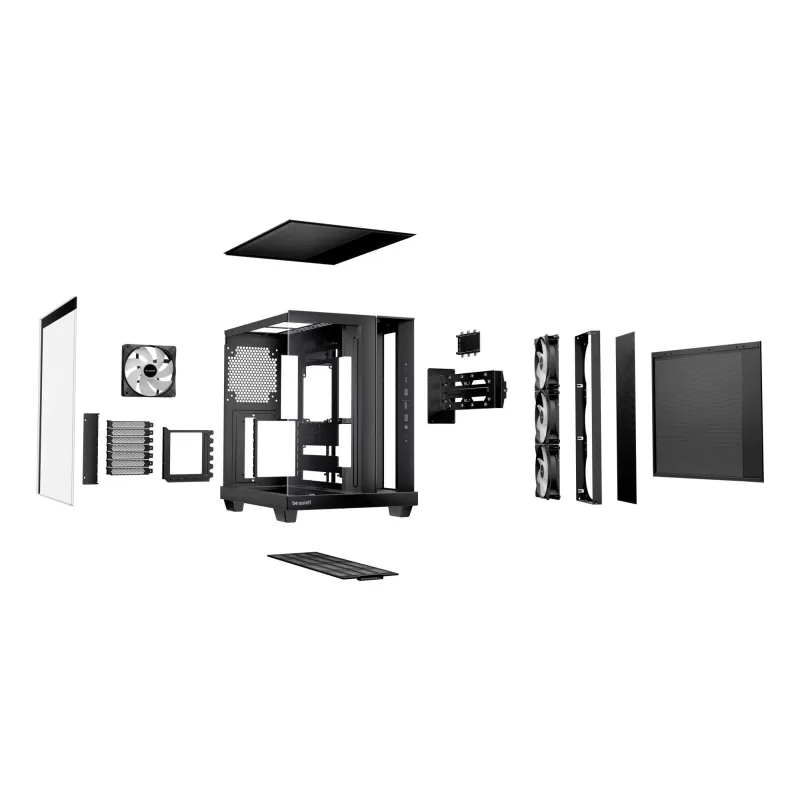 Case-BE QUIET-ATX-micro ATX-Mini-ITX-Black-Midi Tower-PC-BGW85