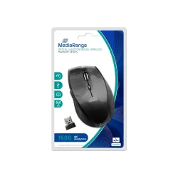 Mouse usb optical wrl 5-button-black mros207 mediarange