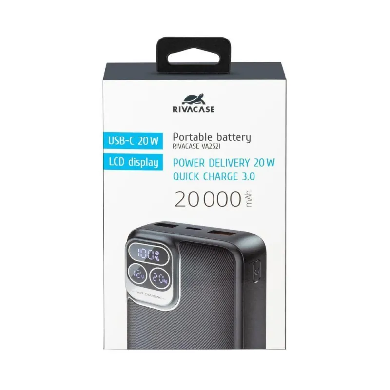 Power bank usb 20000mah-va2521 rivacase