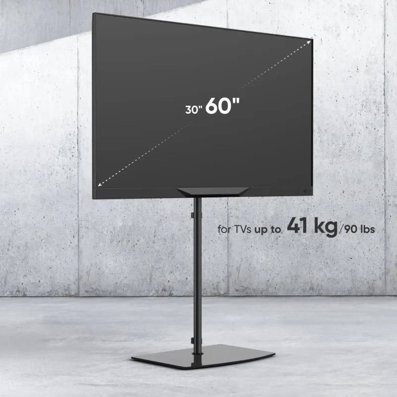 Tv set acc floor stand -30-60-black ts5065-b onkron