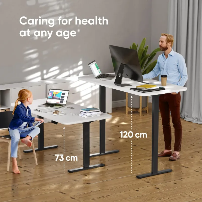 Desk frame motorised-black cdf222e-b onkron