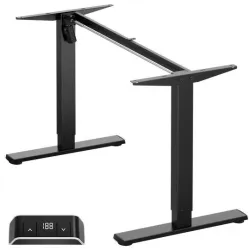 Desk frame motorised-black wdf221e-b onkron