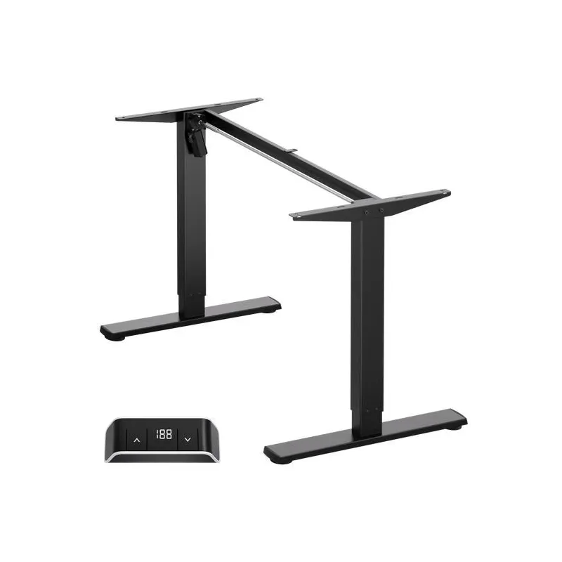 Desk frame motorised-black wdf221e-b onkron