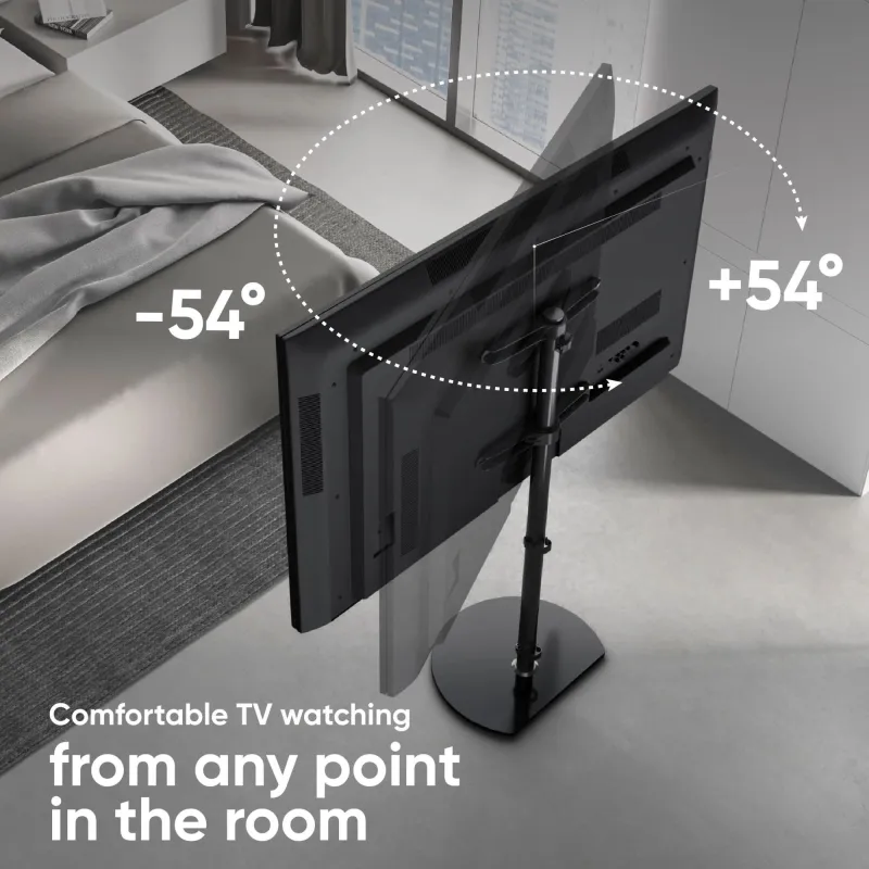 Tv set acc floor stand -30-60-black ts5060-b onkron