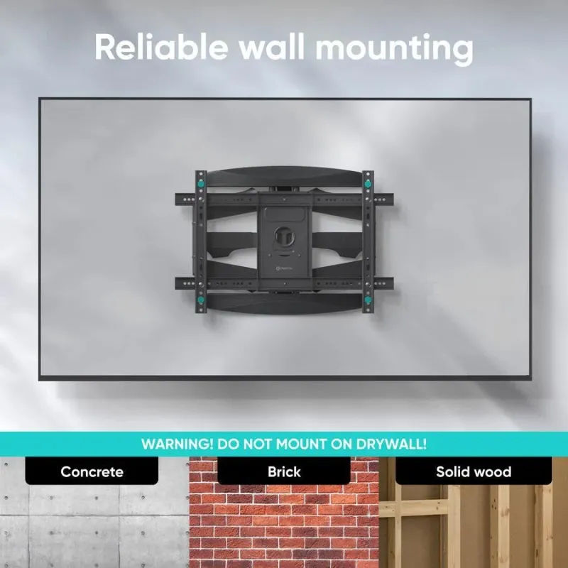 Tv set acc wall mount-40-75-black m6l-b onkron