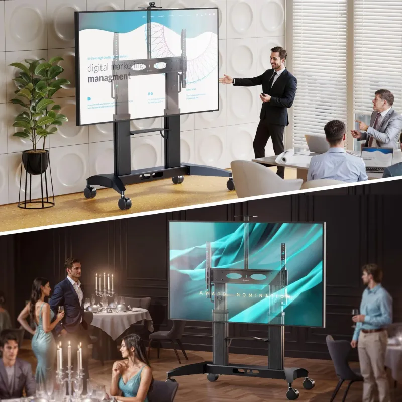 Tv set acc mobile stand-70-110 black ts2821-b onkron