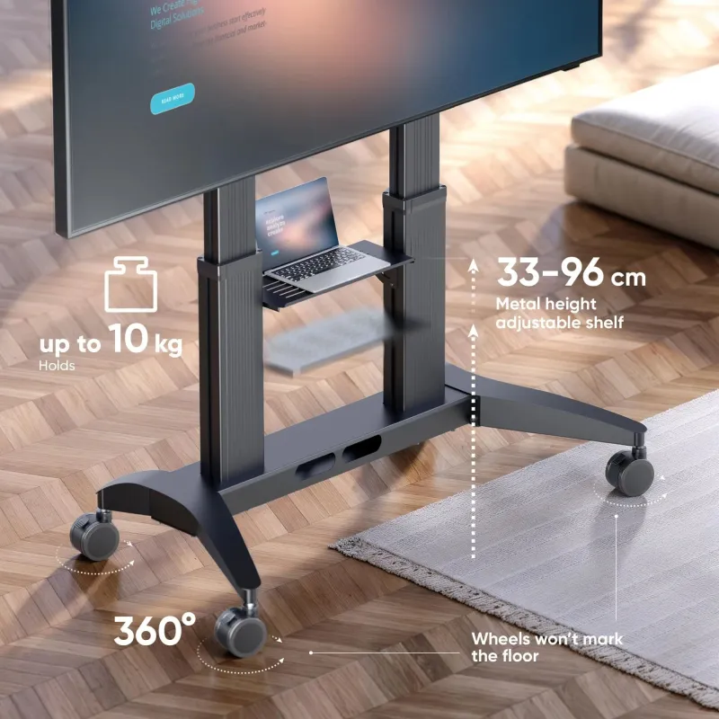 Tv set acc mobile stand-70-110 black ts2821-b onkron