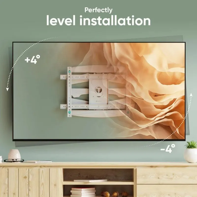 Tv set acc wall mount-40-75-white m6l-w onkron