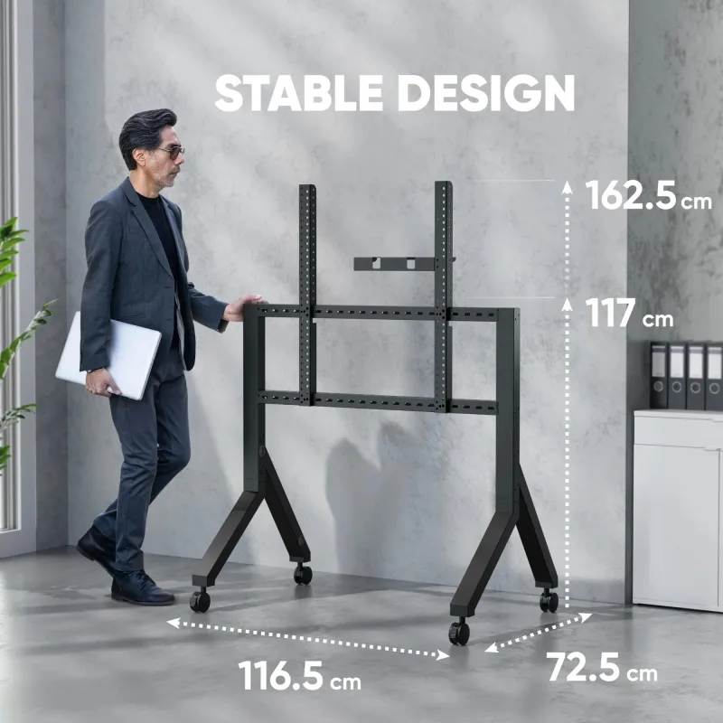 Tv set acc mobile stand-70-110 black ts2081-b onkron
