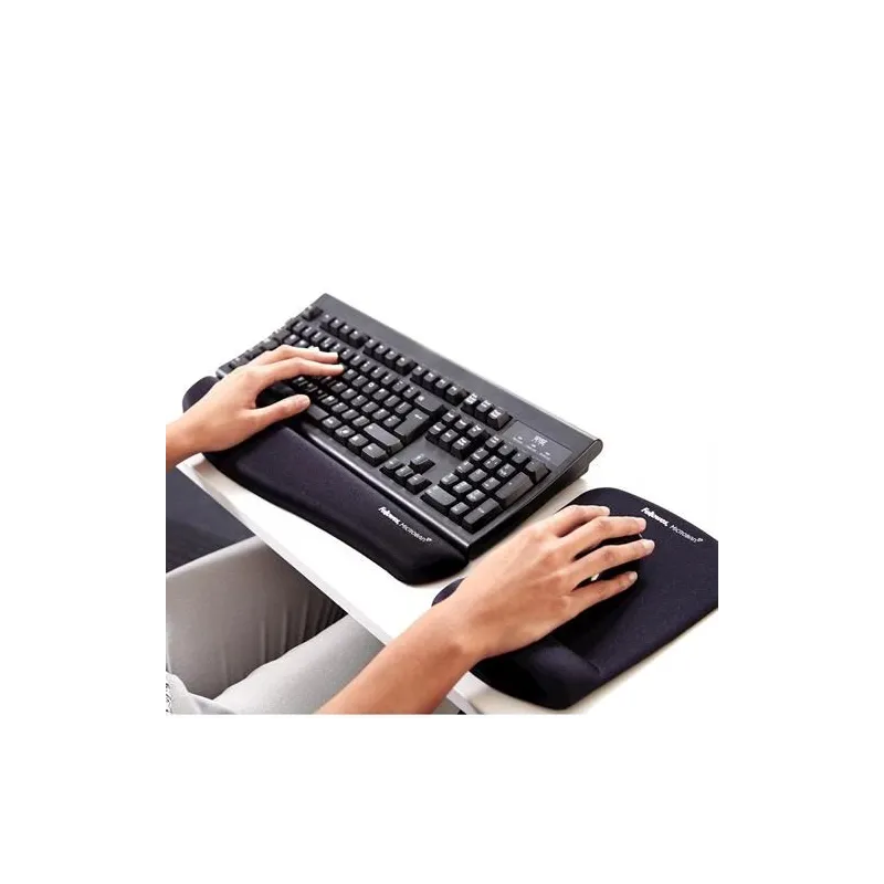 Mouse pad plushtouch-black 9252003 fellowes