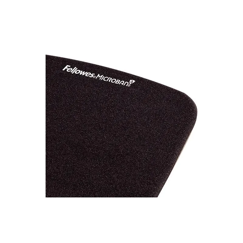 Mouse pad plushtouch-black 9252003 fellowes