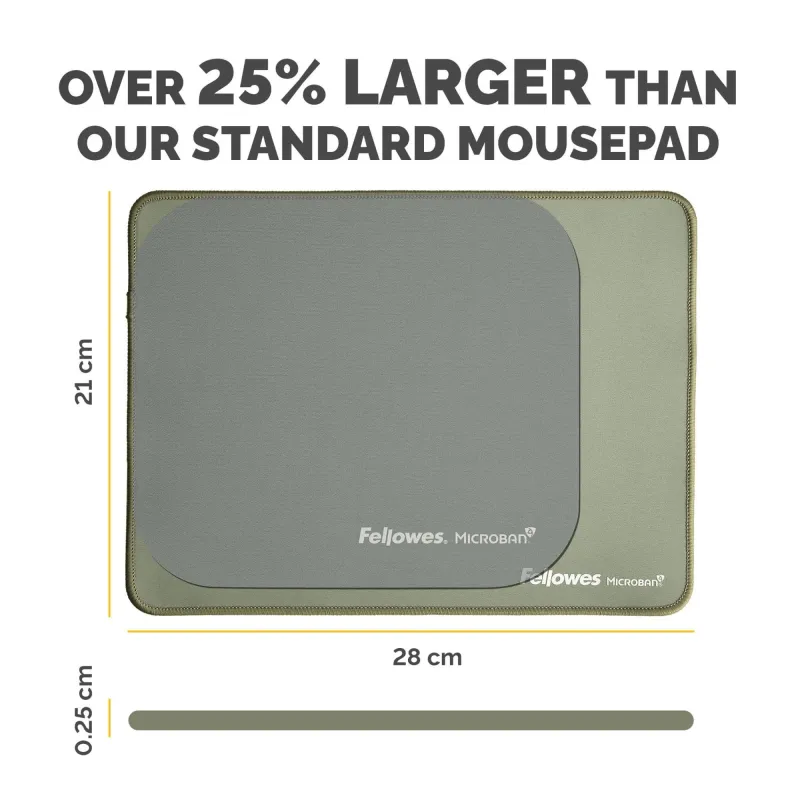 Mouse pad breyta xl-sage 100139318 fellowes