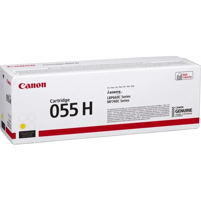 Toner yellow 5.9k crg-055hy-3017c002 canon
