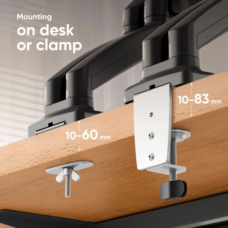 Monitor acc desk mount-13-32 black g160-b onkron