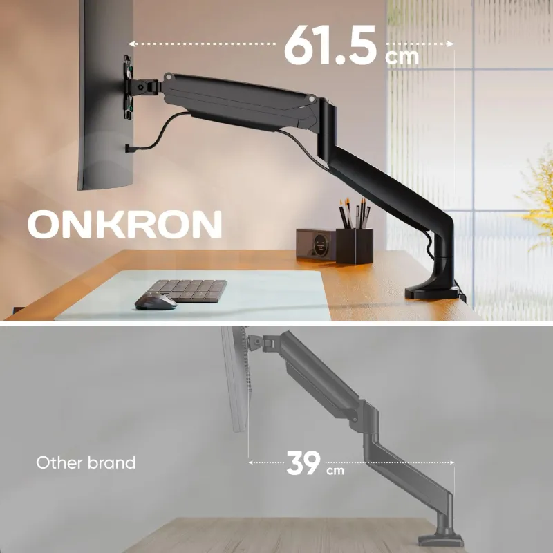 Monitor acc desk mount-17-49 black g100-b onkron