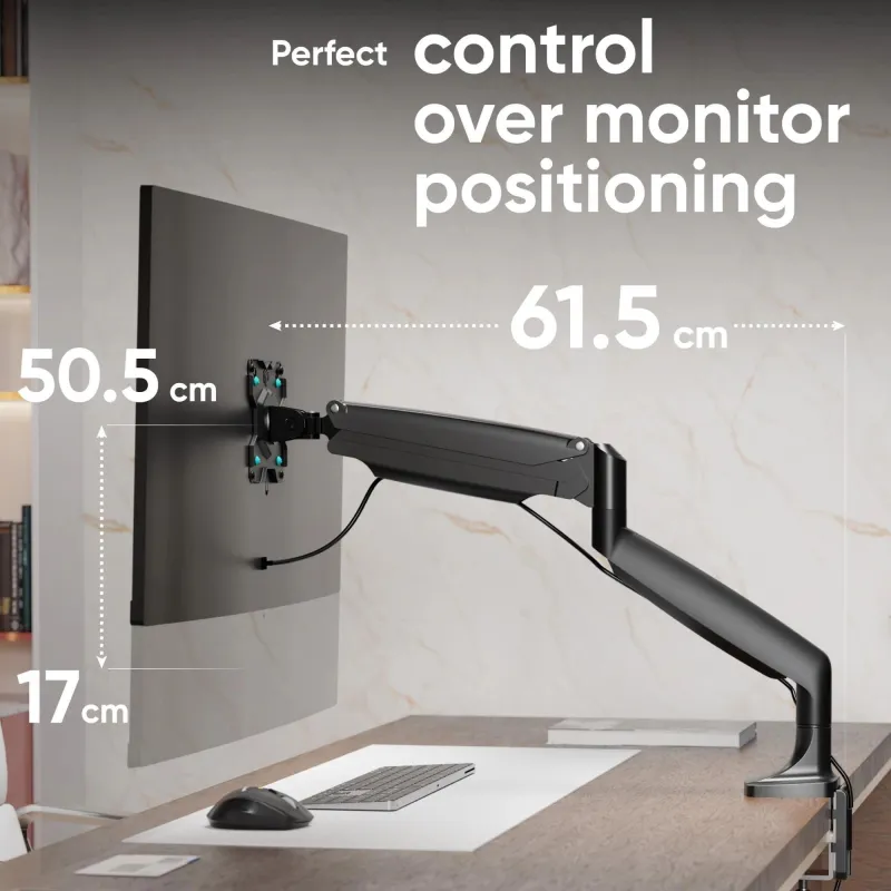 Monitor acc desk mount-17-49 black g100-b onkron