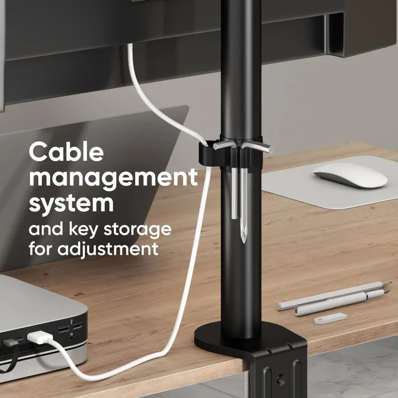 Monitor acc desk mount-13-34 black d101e-b onkron