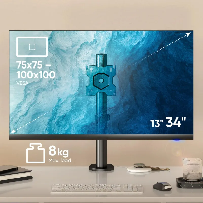 Monitor acc desk mount-13-34 black d101e-b onkron