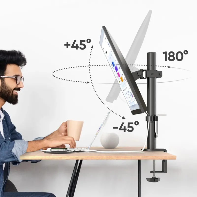 Monitor acc desk mount-13-34 black d101e-b onkron