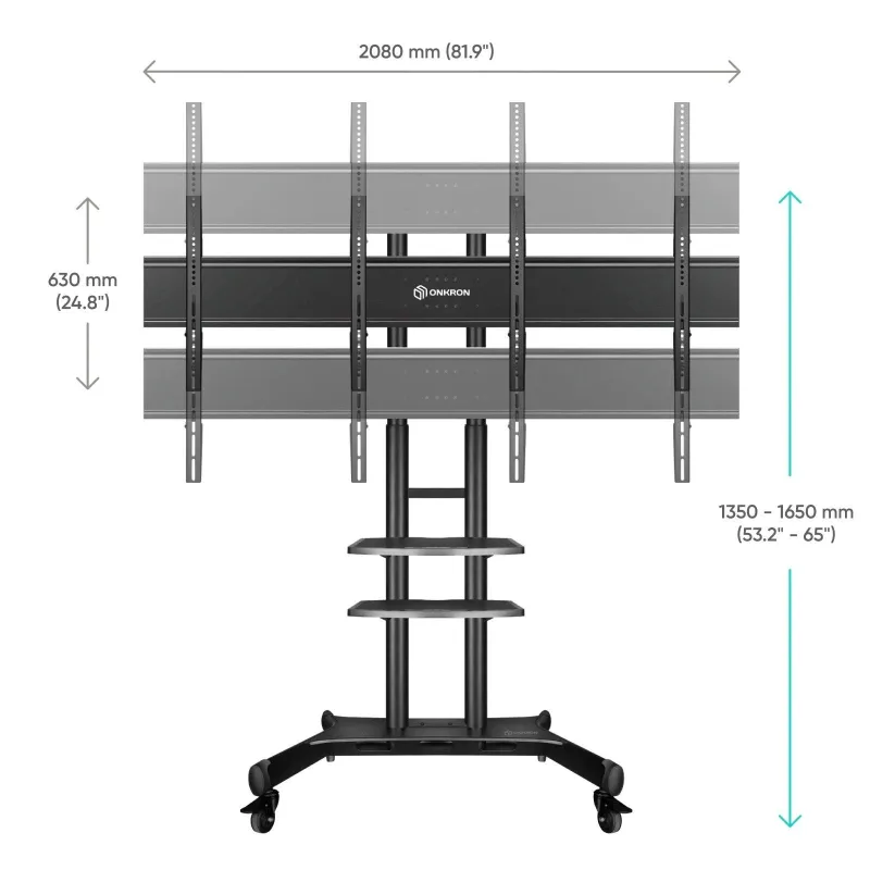 Tv set acc dual vesa panel-adv1881-b onkron