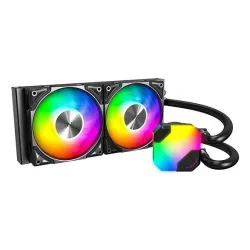 Cpu cooler multi socket black-hyperflow argb 240 ,b, montech