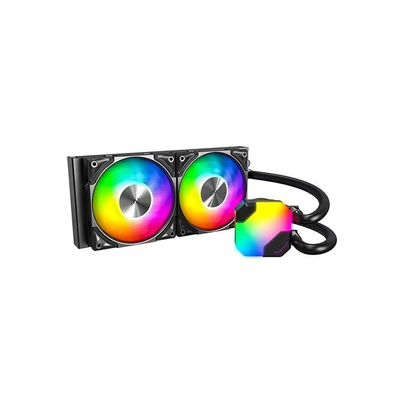 Cpu cooler multi socket black-hyperflow argb 240 ,b, montech