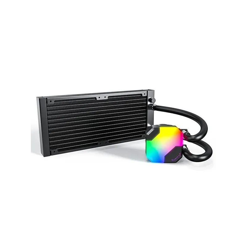 Cpu cooler multi socket black-hyperflow argb 240 ,b, montech